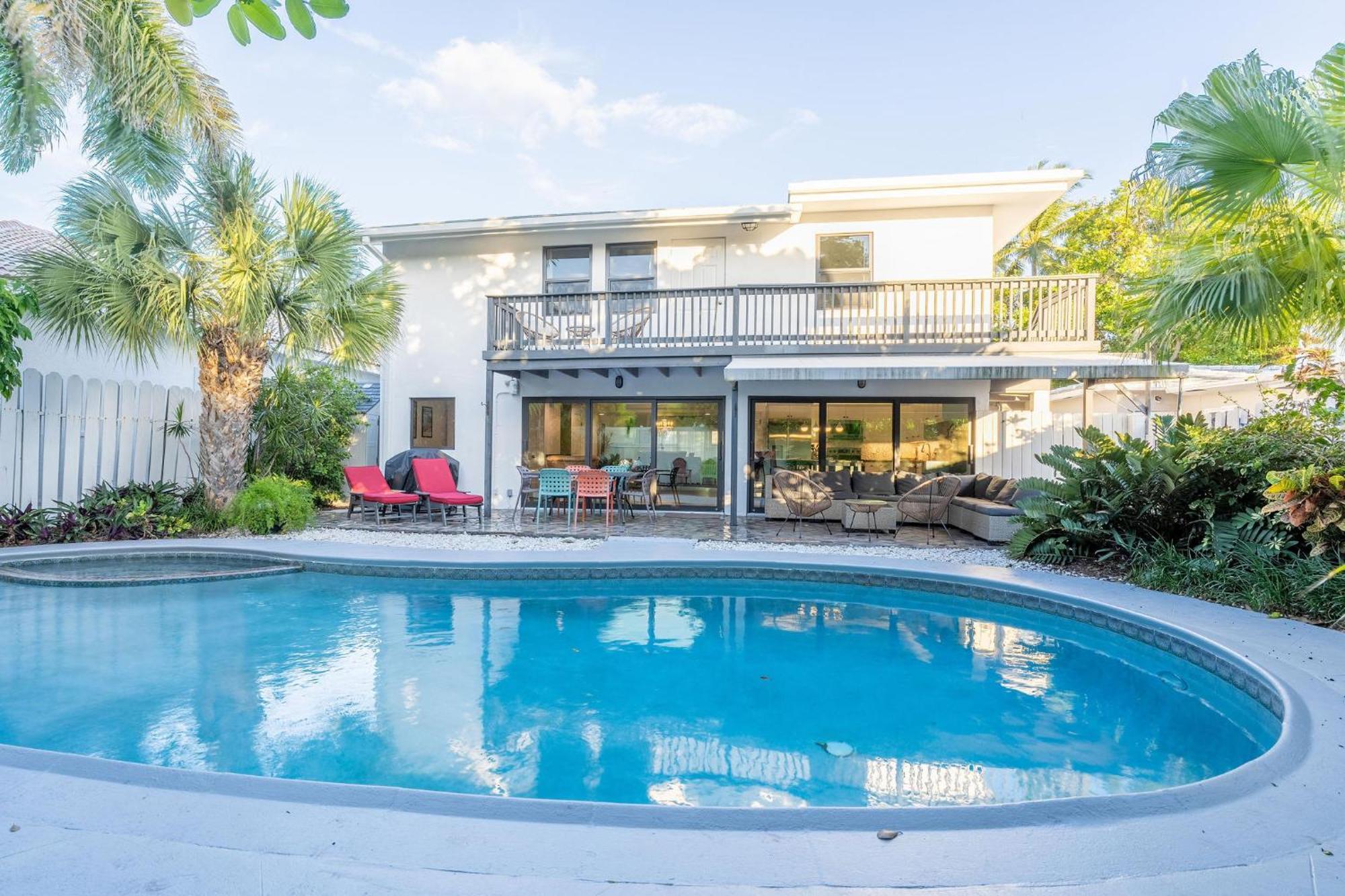 4 Bed/4,5 Bath Beach House Fort Lauderdale Bagian luar foto